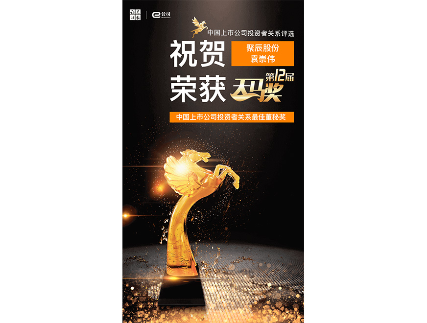  2021年必一B-Sports荣获第12届天马奖最佳董秘奖